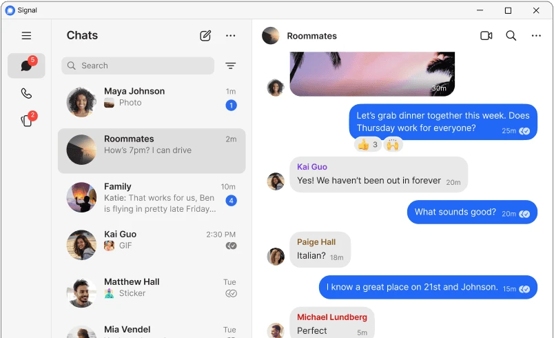 Signal 电脑版下载 - Windows 桌面端高清视频与私密聊天